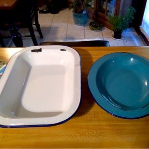 Rustic Style Metal Dishes